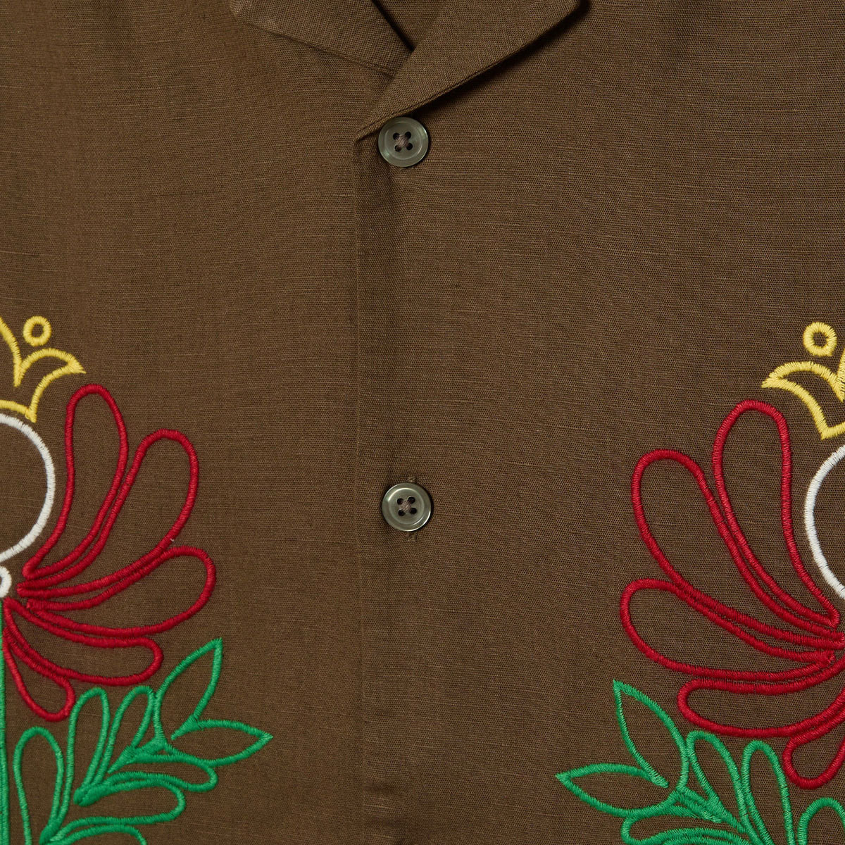 Obey Perry Woven Shirt - Canteen - Image 3