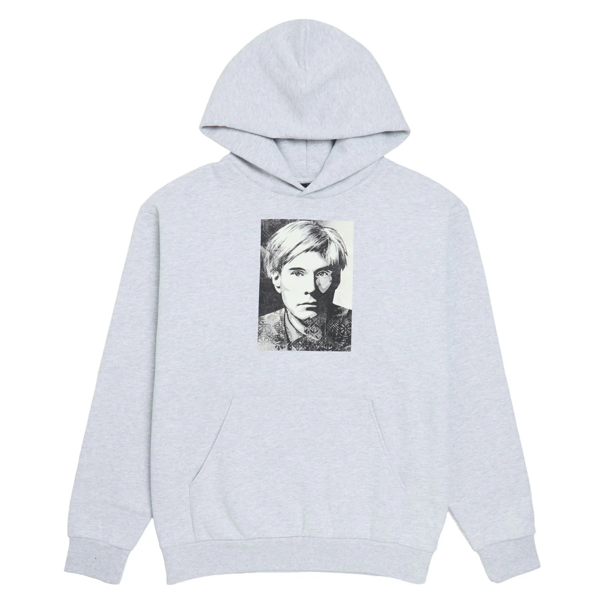Obey Warhol Hoodie - Heather Grey