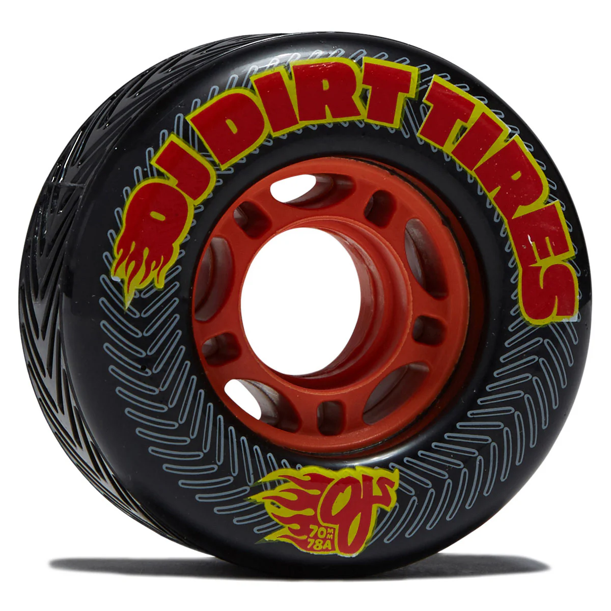 OJ Dirt Tires Thunder Juice 78a Skateboard Wheels - Black - 70mm