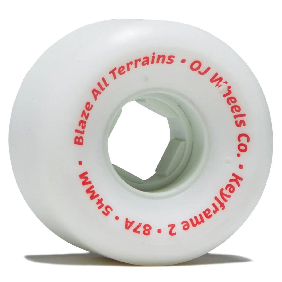 OJ Keyframe 2 87a Skateboard Wheels - White - 54mm