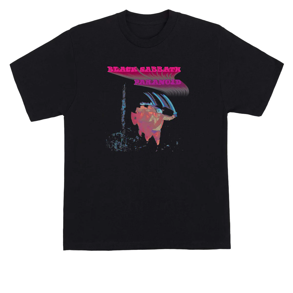 OJ x Black Sabbath Paranoid OJ T-Shirt - Black