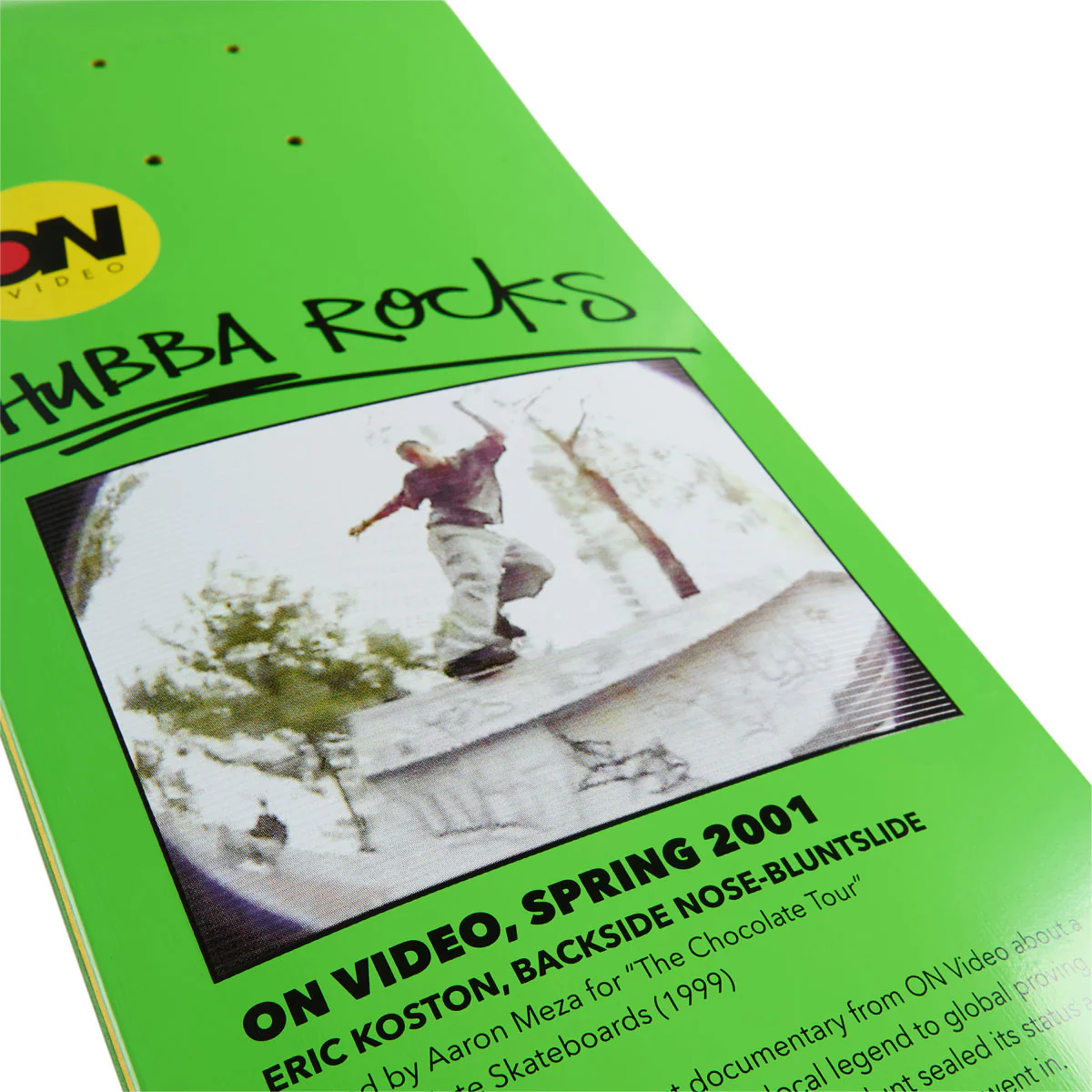 On Video Hubba Rocks Skateboard Deck - 8.375" - Image 4