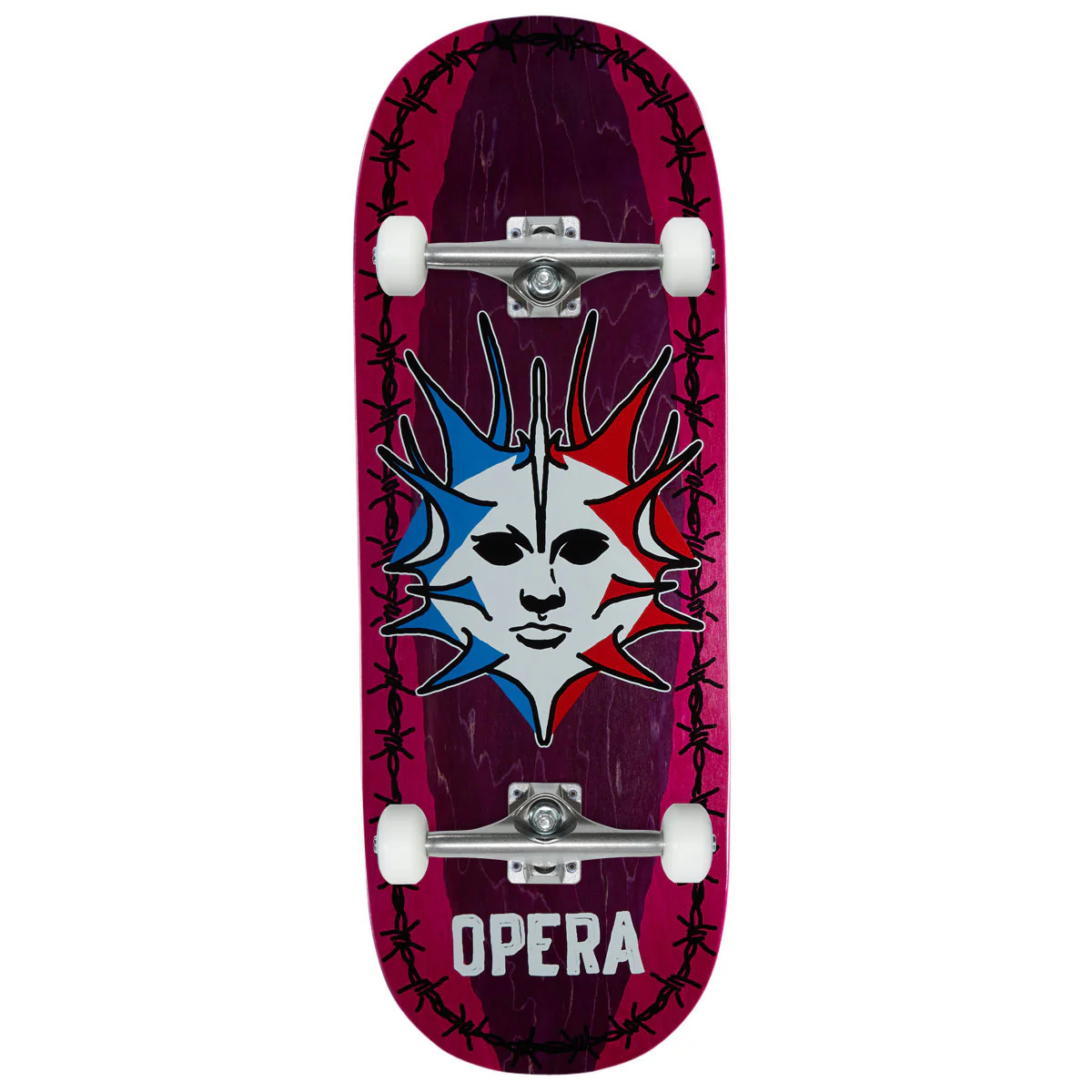 Opera Fatties Torn Spike EX7 Skateboard Complete - 11.00"
