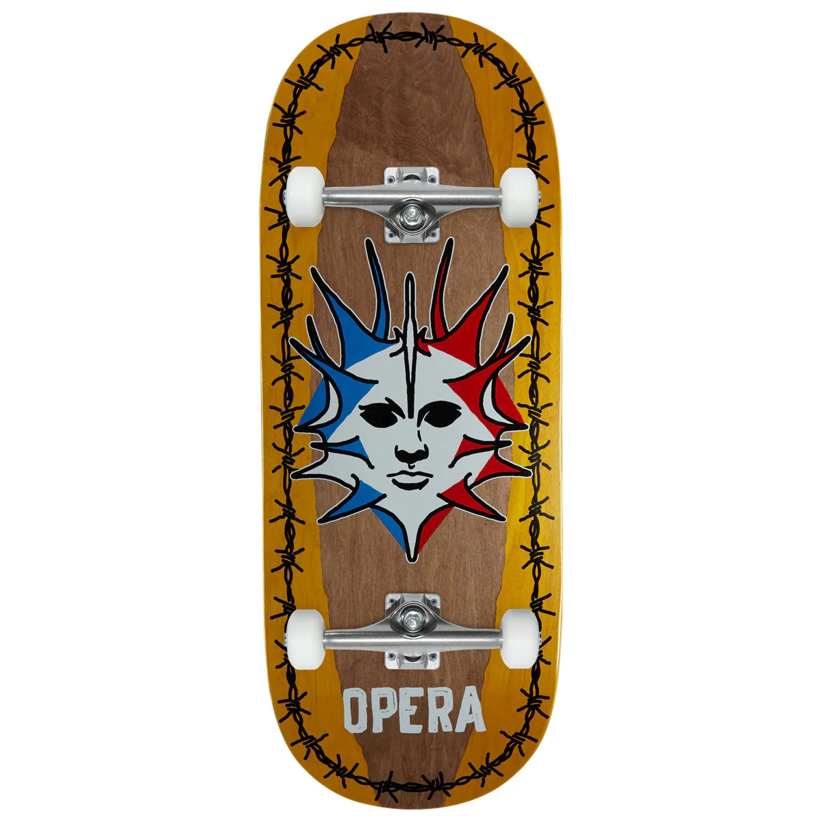 Opera Fatties Torn Spike EX7 Skateboard Complete - 12.00"