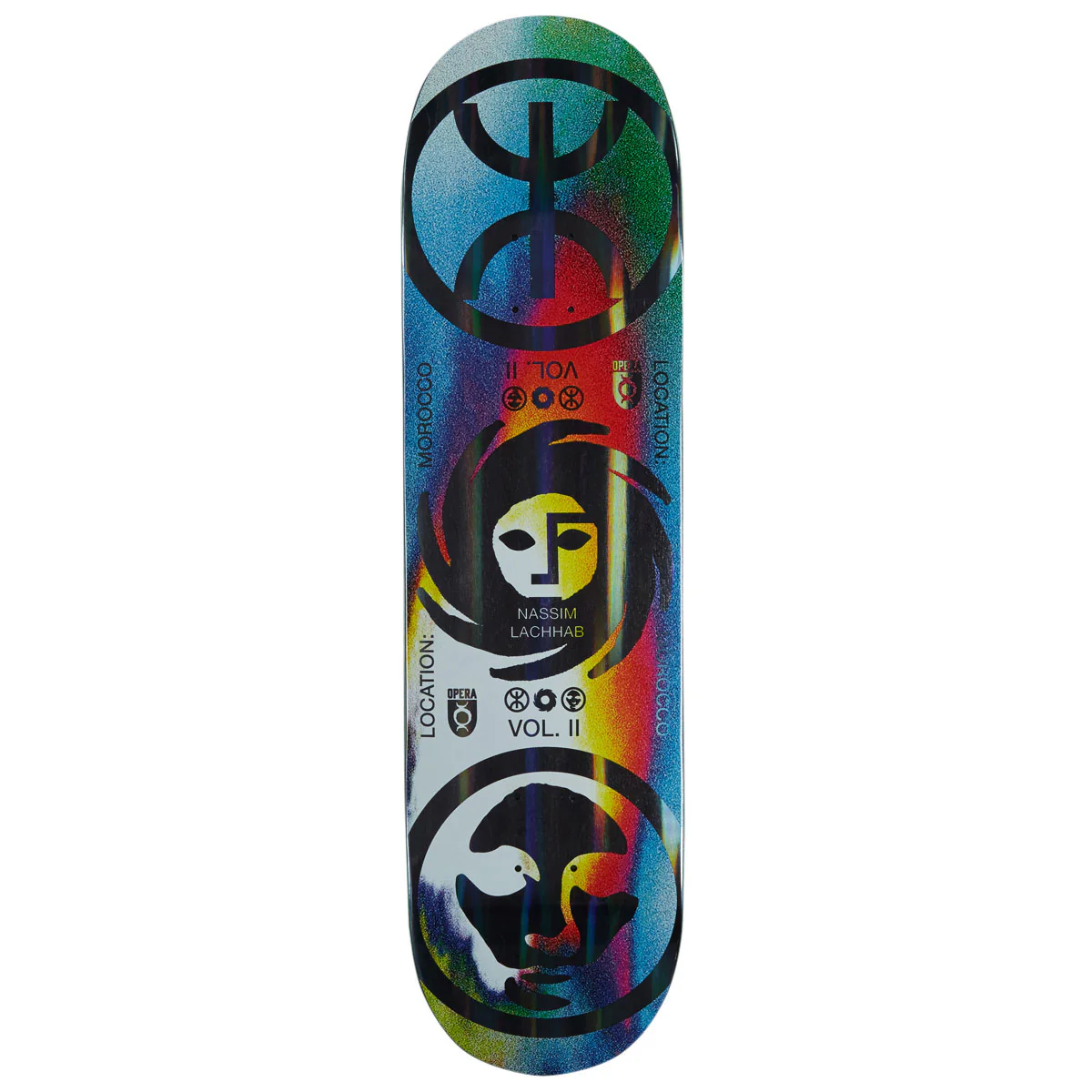 Opera Nassim Lachhab Crypto EX7 Skateboard Deck - 8.375"