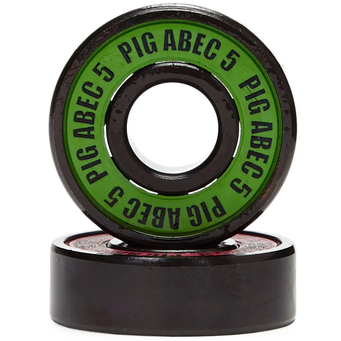 Pig Neon Skateboard Bearings - Green