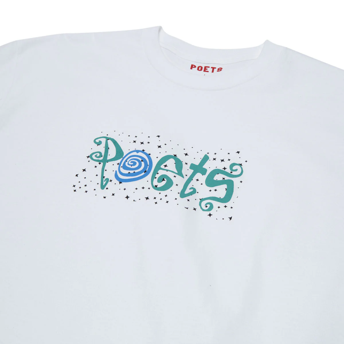 Poets Clique Screened T-Shirt - White - Image 2