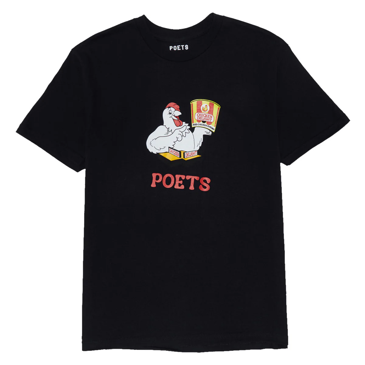 Poets Delight Screened T-Shirt - Black