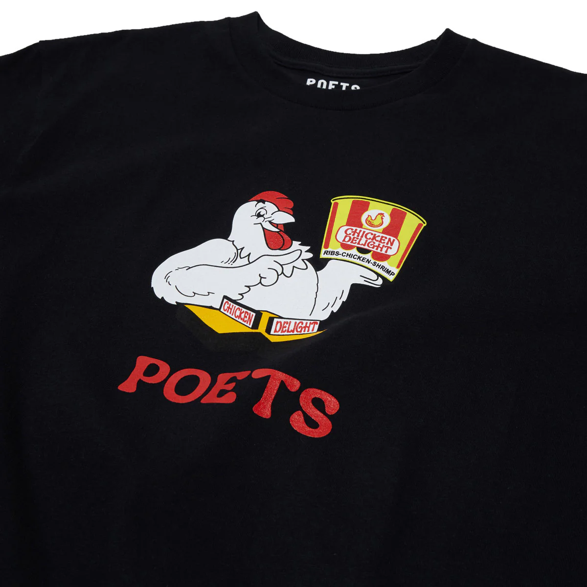 Poets Delight Screened T-Shirt - Black - Image 2