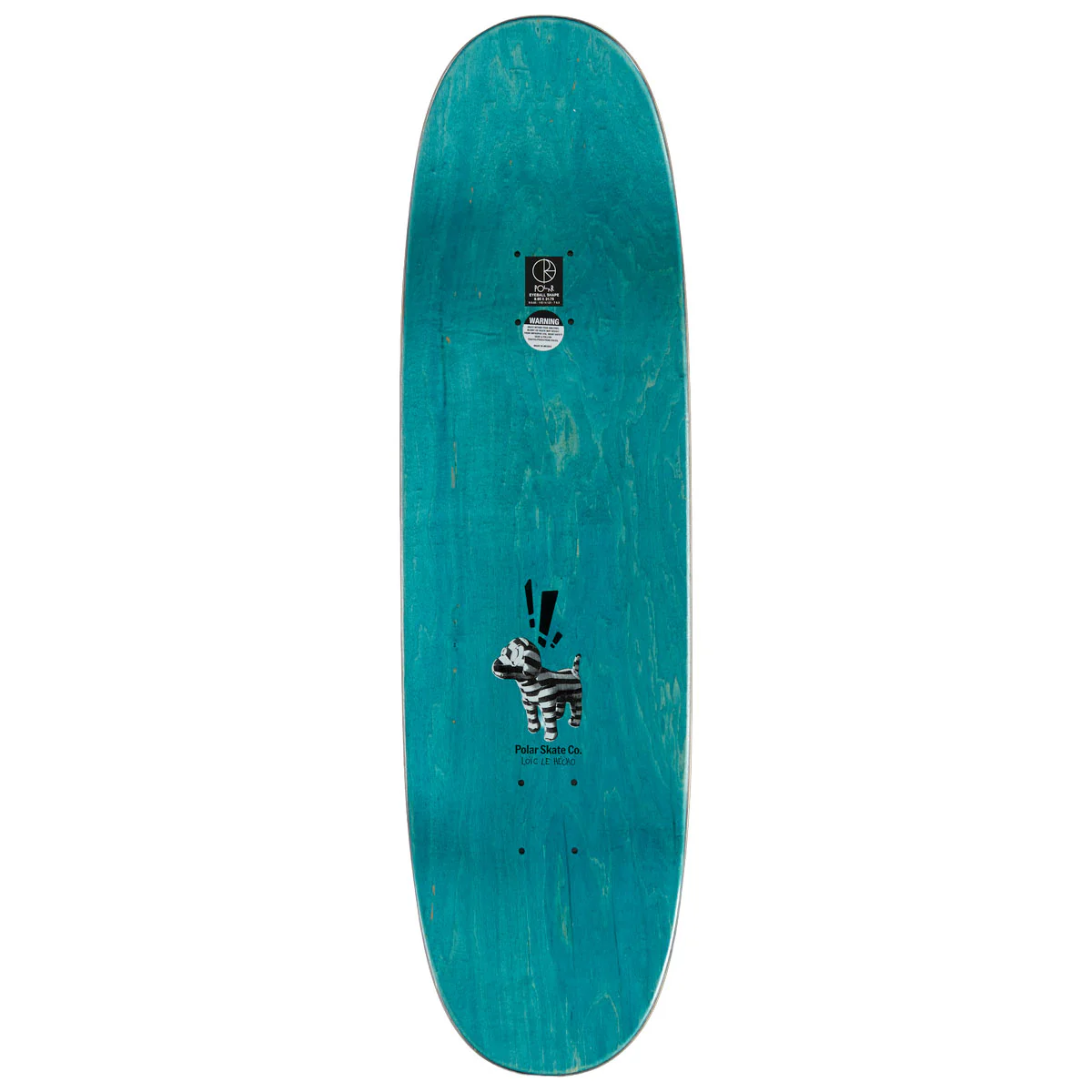 Polar Jamie Platt My Music Eyeball Shape Skateboard Deck - 8.85" - Image 2