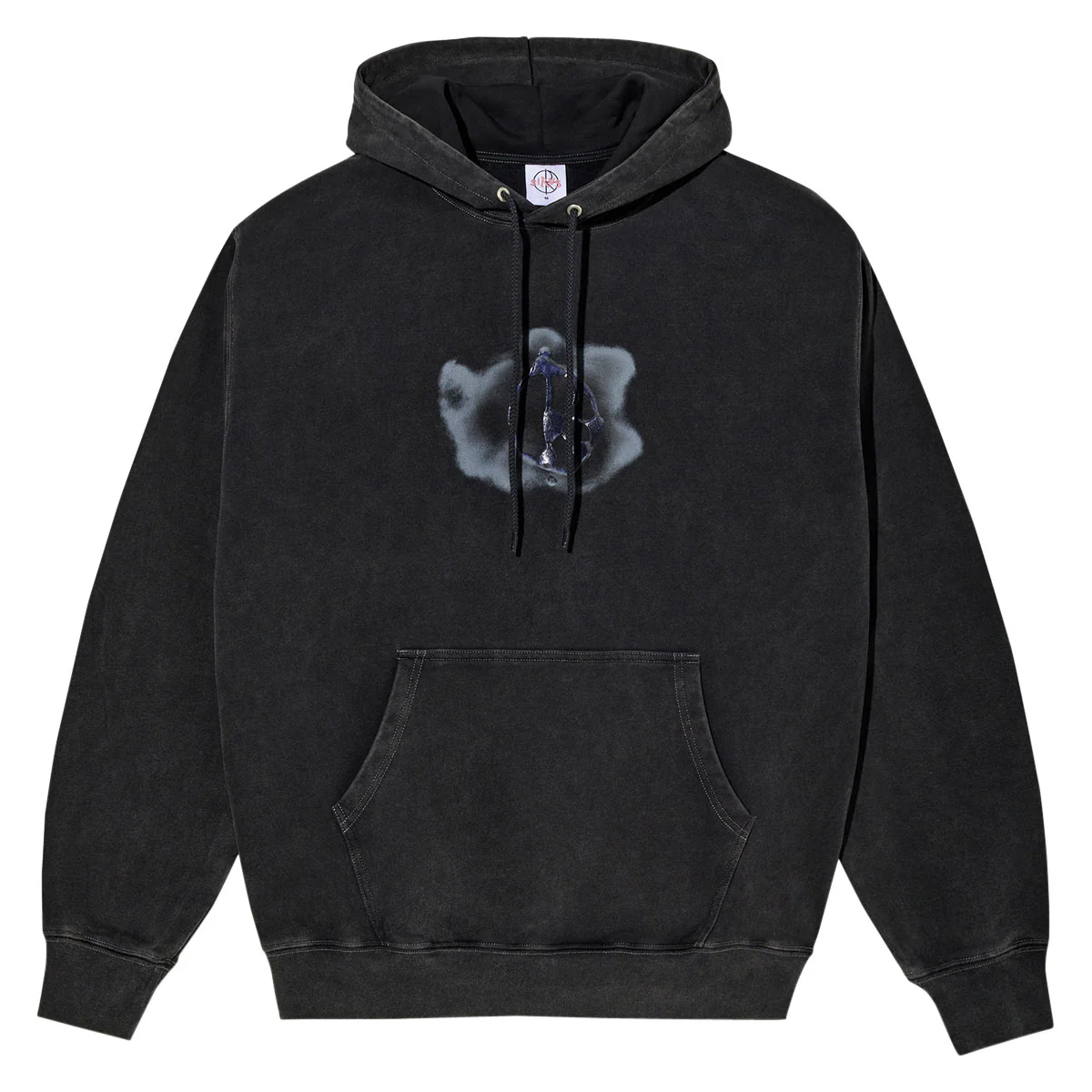Polar Metal Logo Dave Hoodie - Silver Black