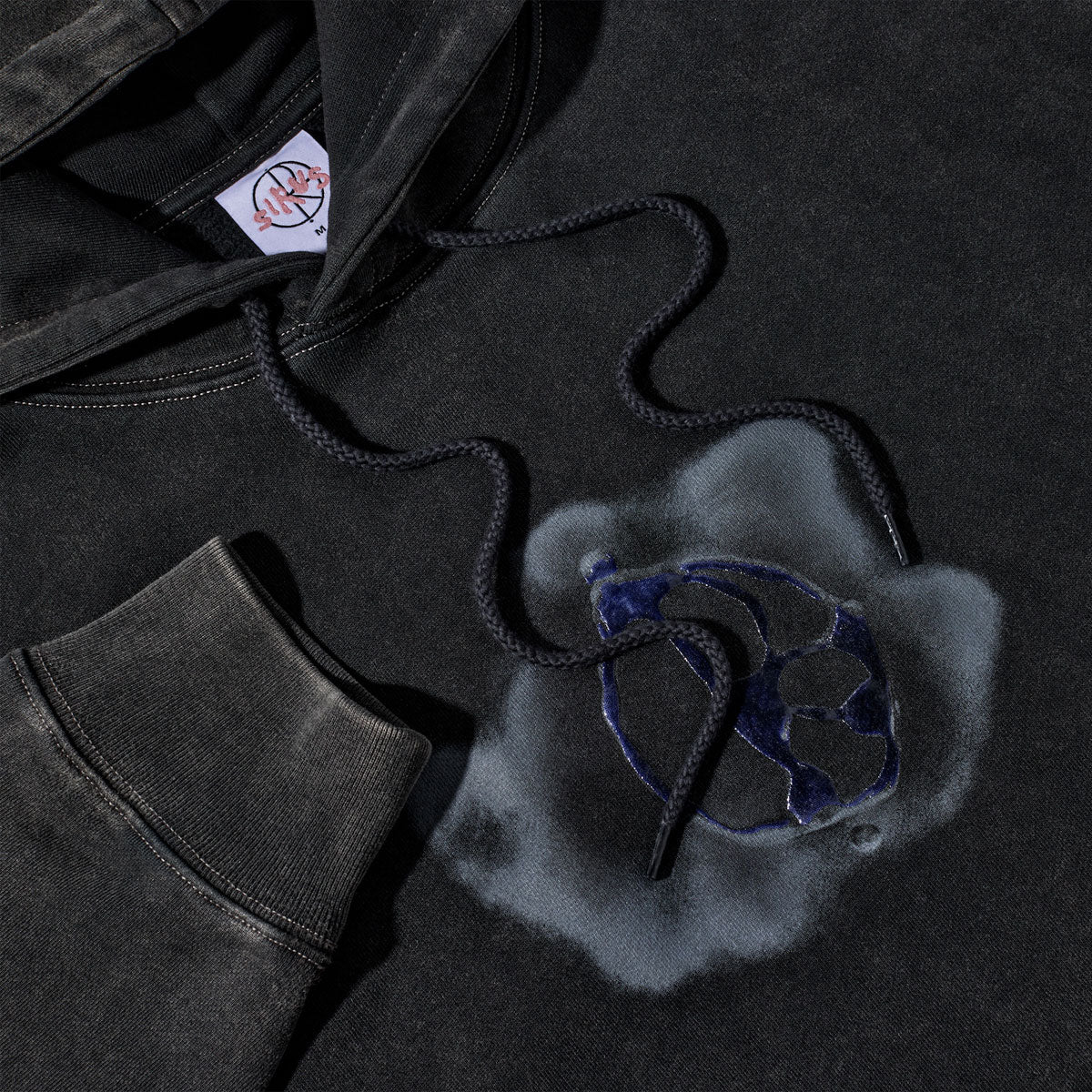 Polar Metal Logo Dave Hoodie - Silver Black - Image 2