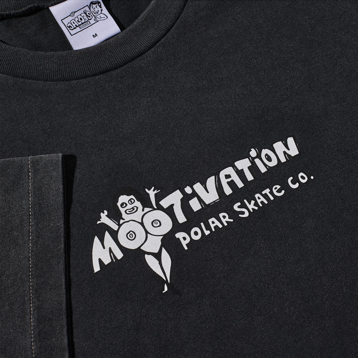 Polar Motivation Band T-Shirt - Silver Black - Image 2