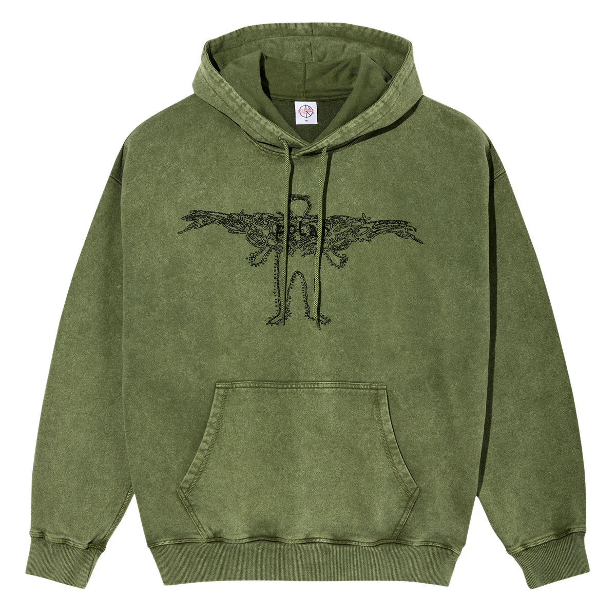 Polar Soul Acid Frank Hoodie - Army Green