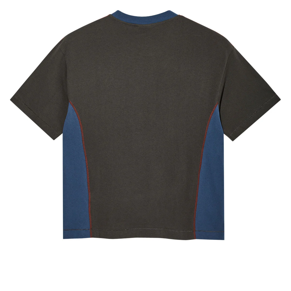 Polar Surf Panel T-Shirt - Dirty Black/Grey Blue - Image 2