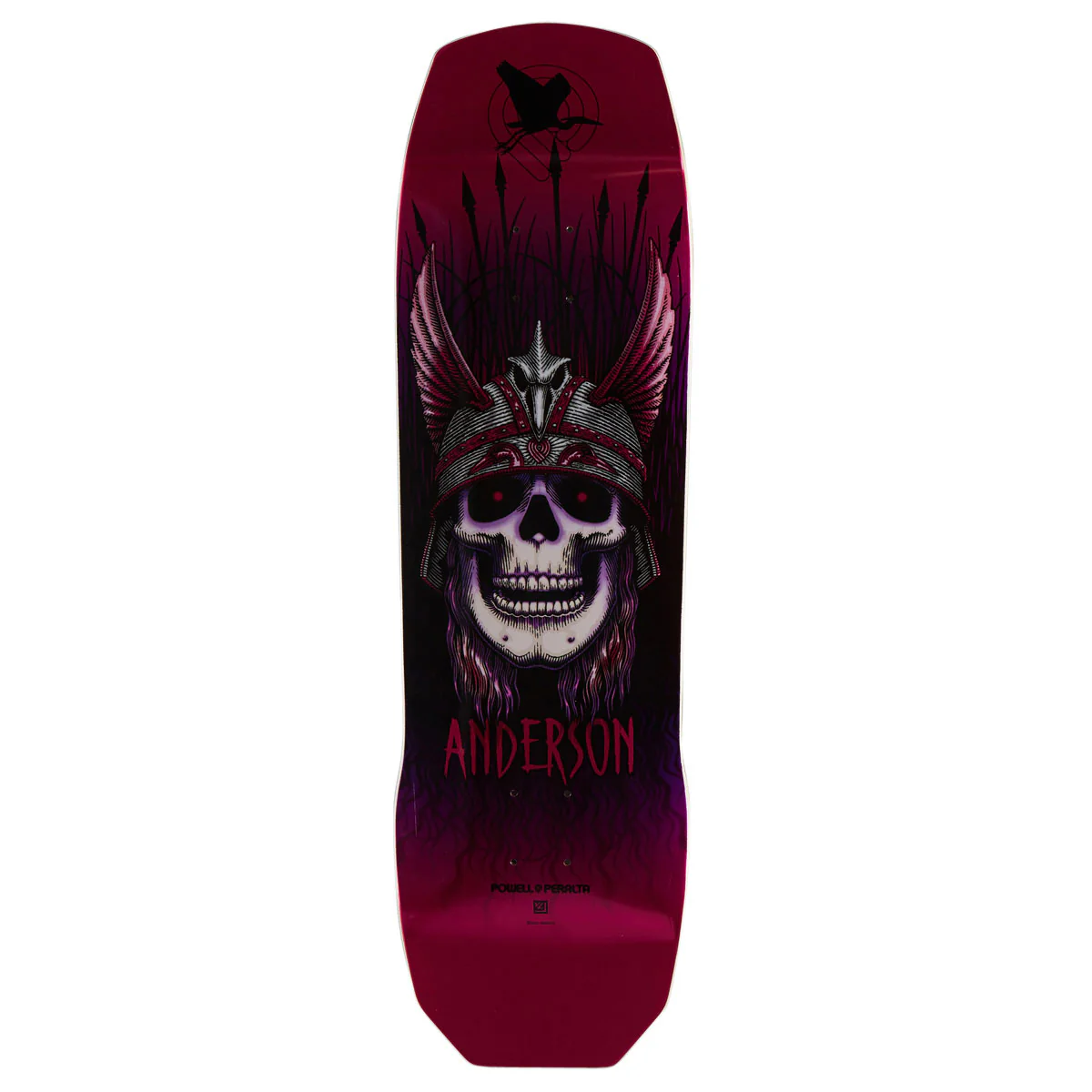 Powell-Peralta Andy Anderson Heron 04 Skateboard Deck - Pink Foil - 9.130"