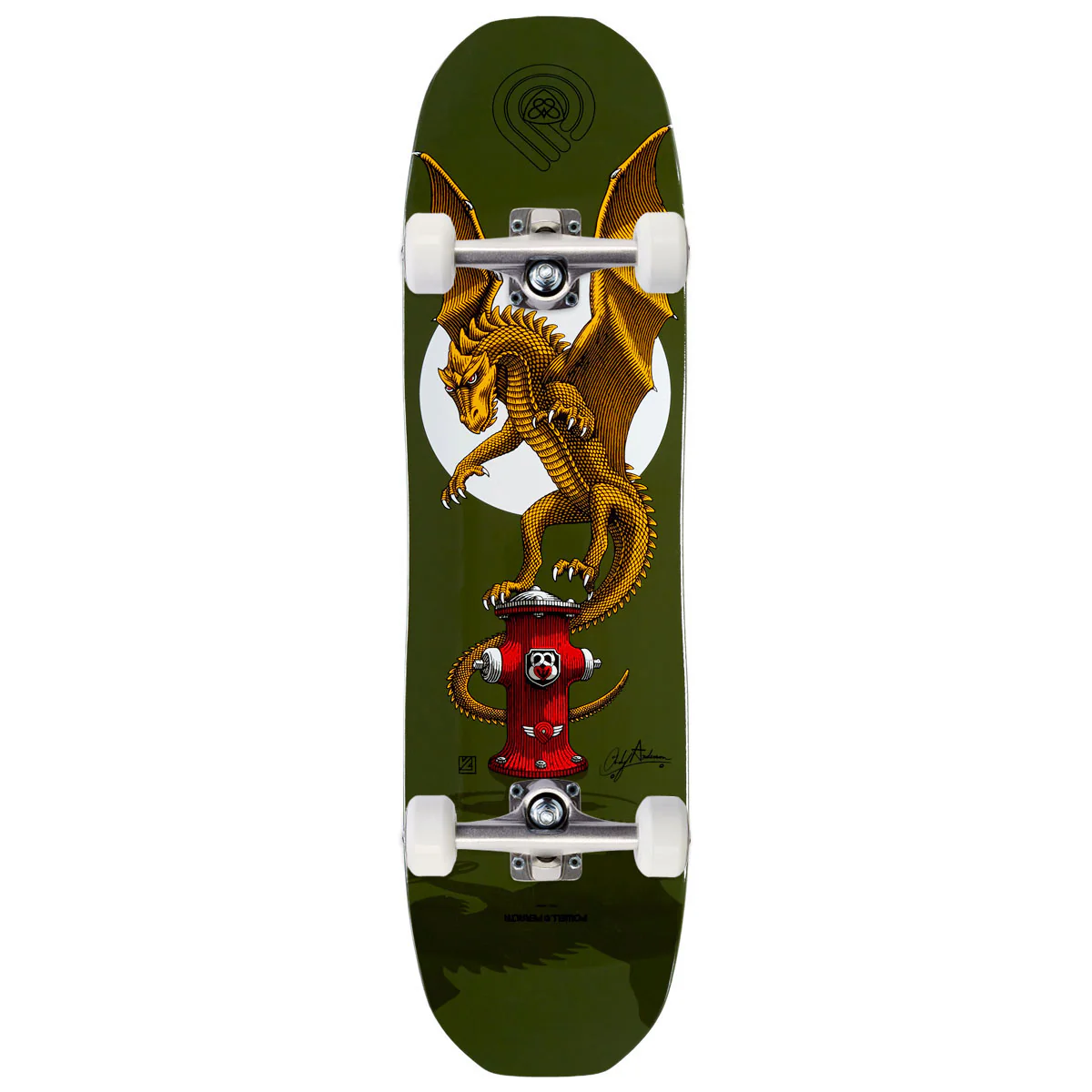 Powell-Peralta Andy Anderson Hydrant Power Lines Skateboard Complete - 8.25"