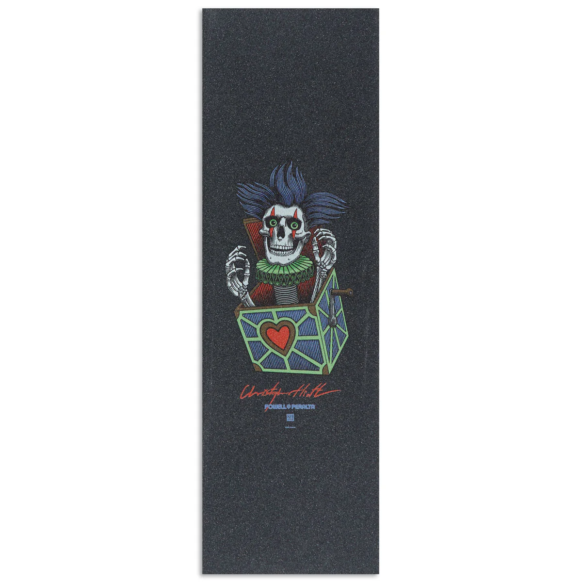 Powell-Peralta Chris Hiett Skull Grip tape - Black - 10.50"