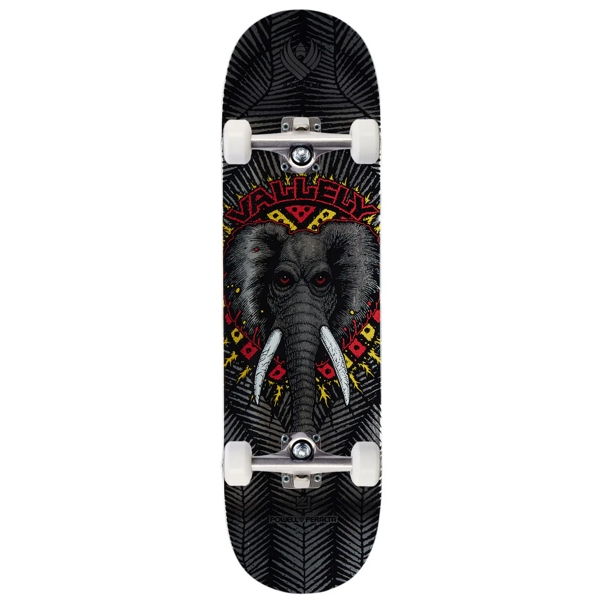 Powell-Peralta Flight Mike Vallely Elephant 02 Skateboard Complete - Silver Foil - 8.63"