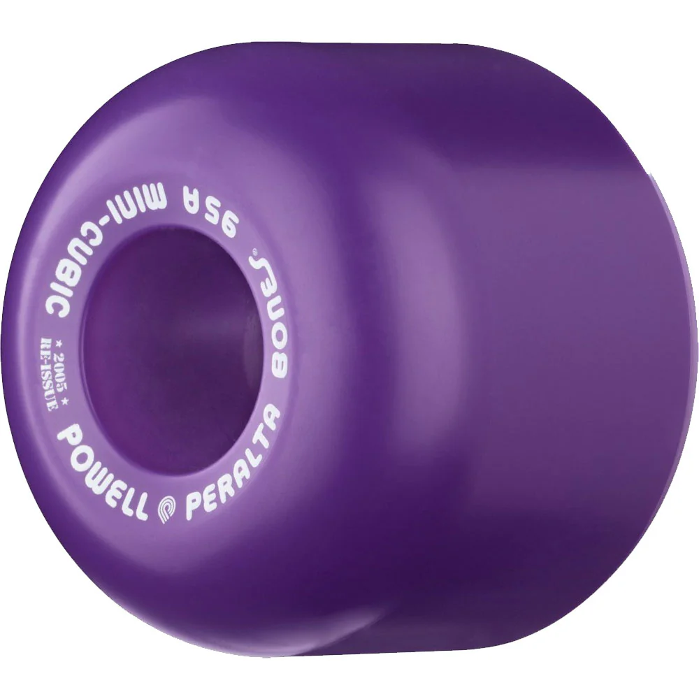Powell-Peralta Mini Cubics 95A Skateboard Wheels - Purple - 64mm
