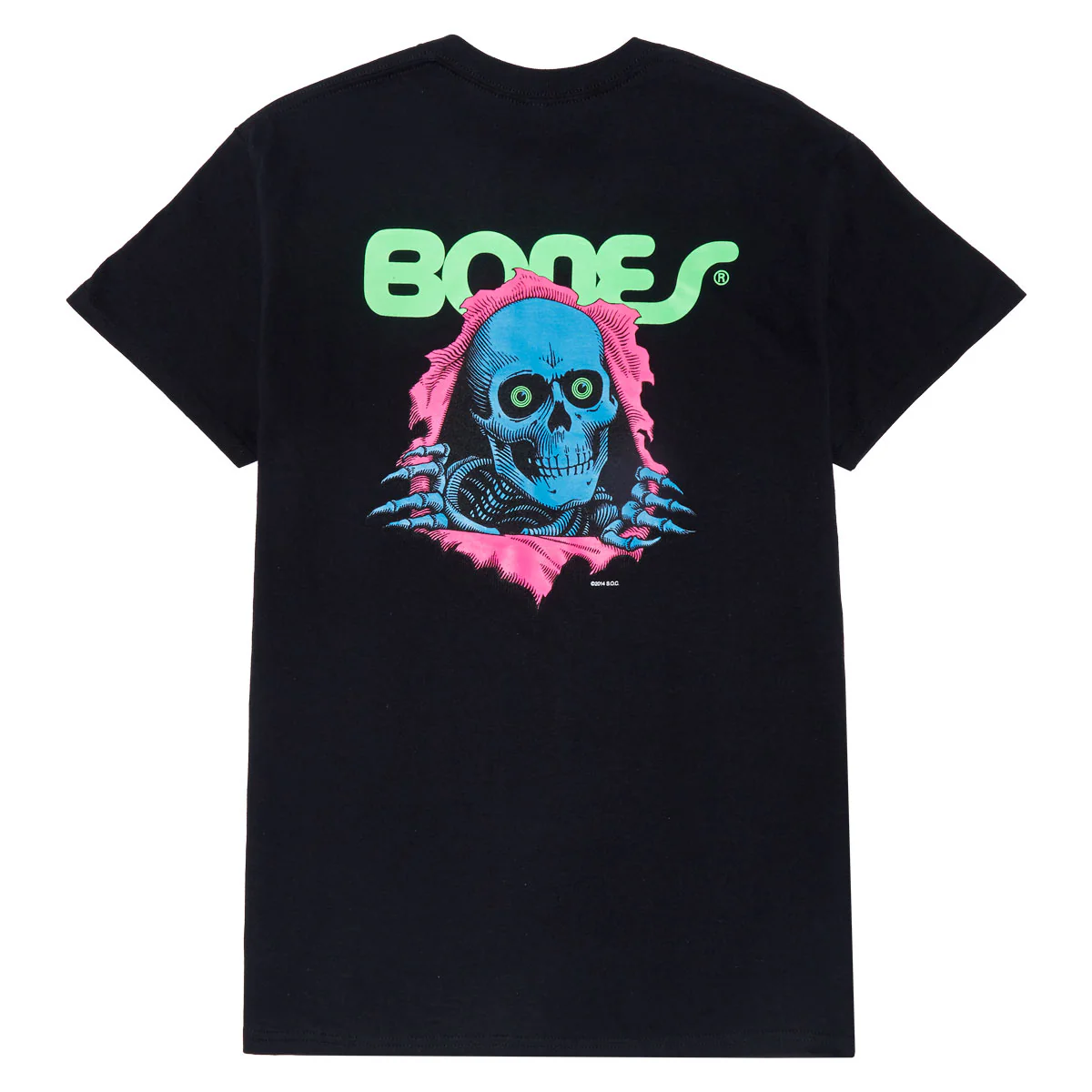 Powell-Peralta Ripper T-Shirt - Blacklight Black