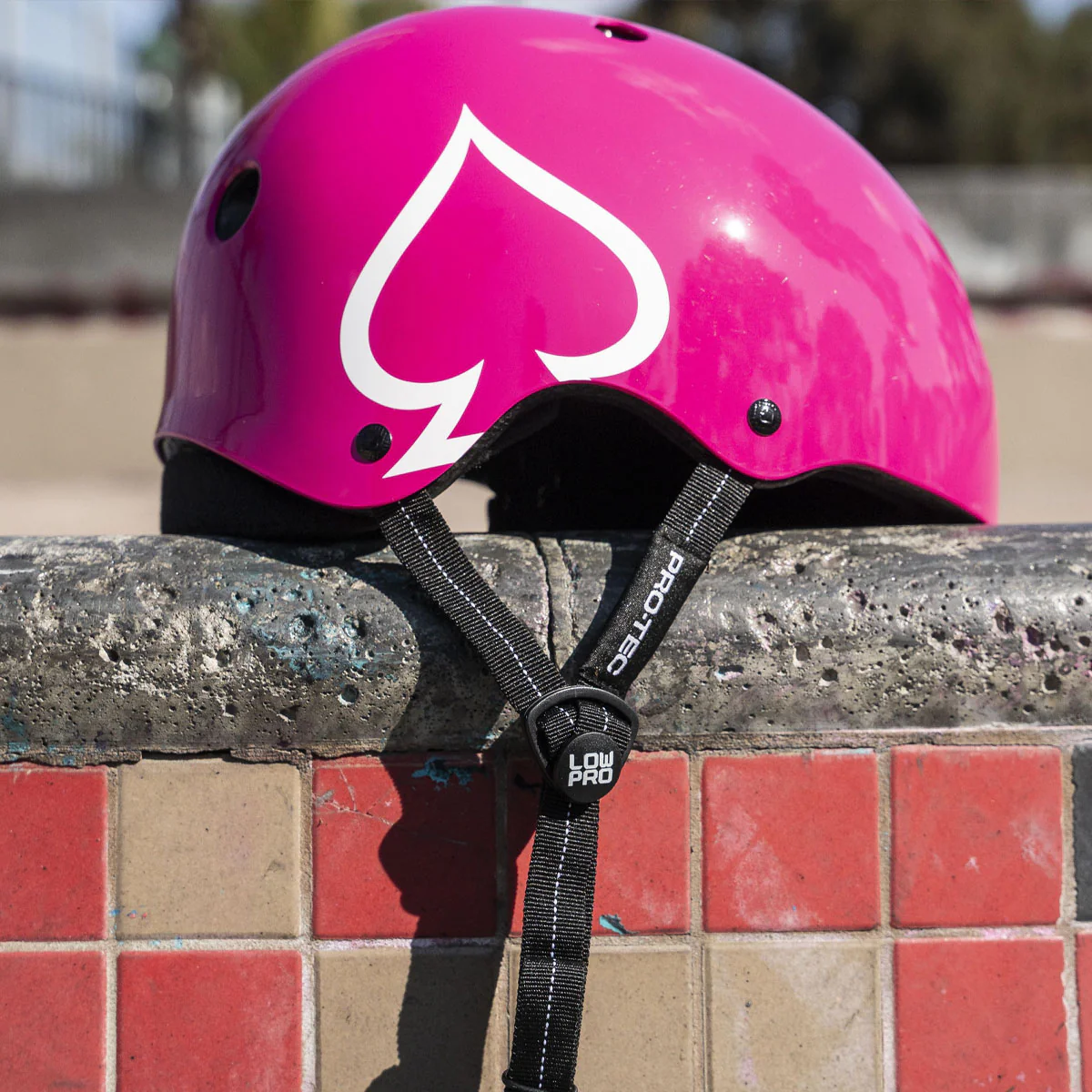 Pro-Tec Low Pro Helmet - Pink Glossy - Image 6