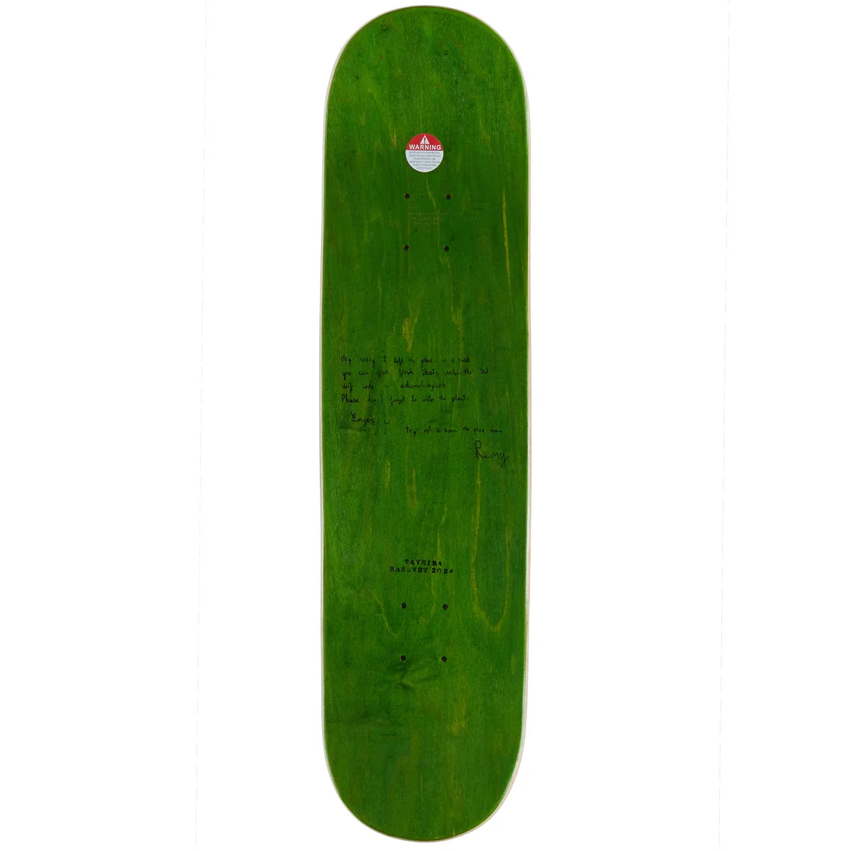 Rassvet Taveira Pro Skateboard Deck - 8.375" - Image 2