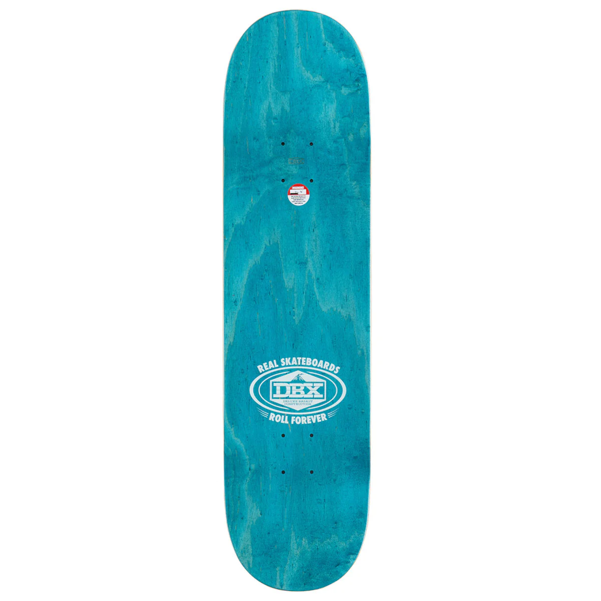 Real DBX Oval Team Skateboard Deck - Green - 8.50" - Image 2