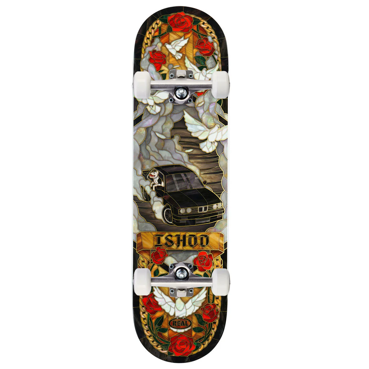 Real Ishod Cathedral Twin Tail Skateboard Complete - 8.50"
