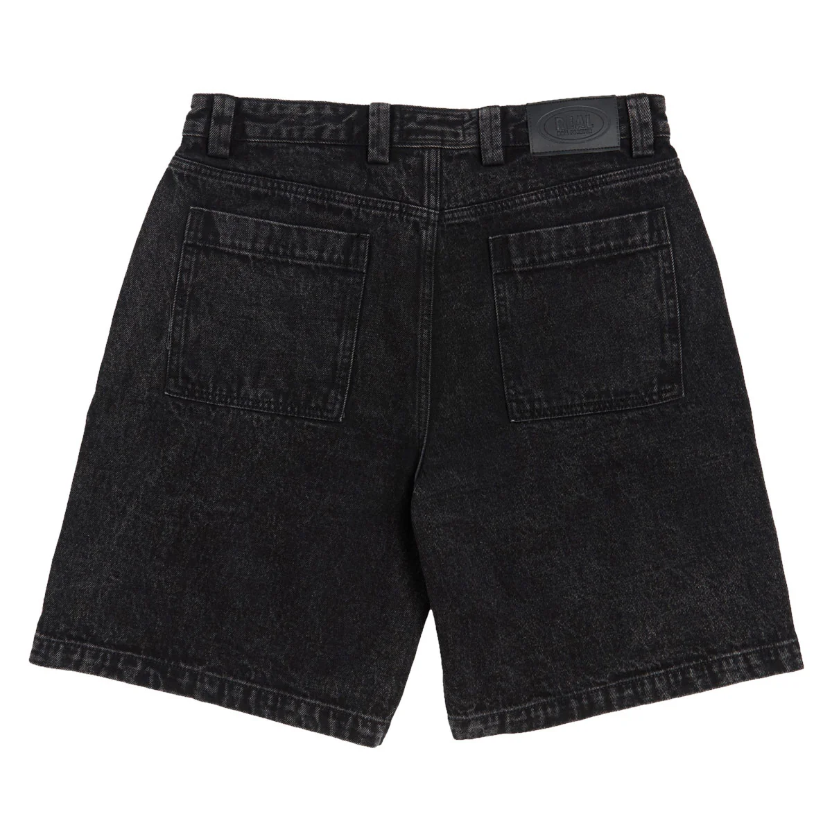 Real Street Cleaner Denim Shorts - Black Stone/Acid Wash - Image 2