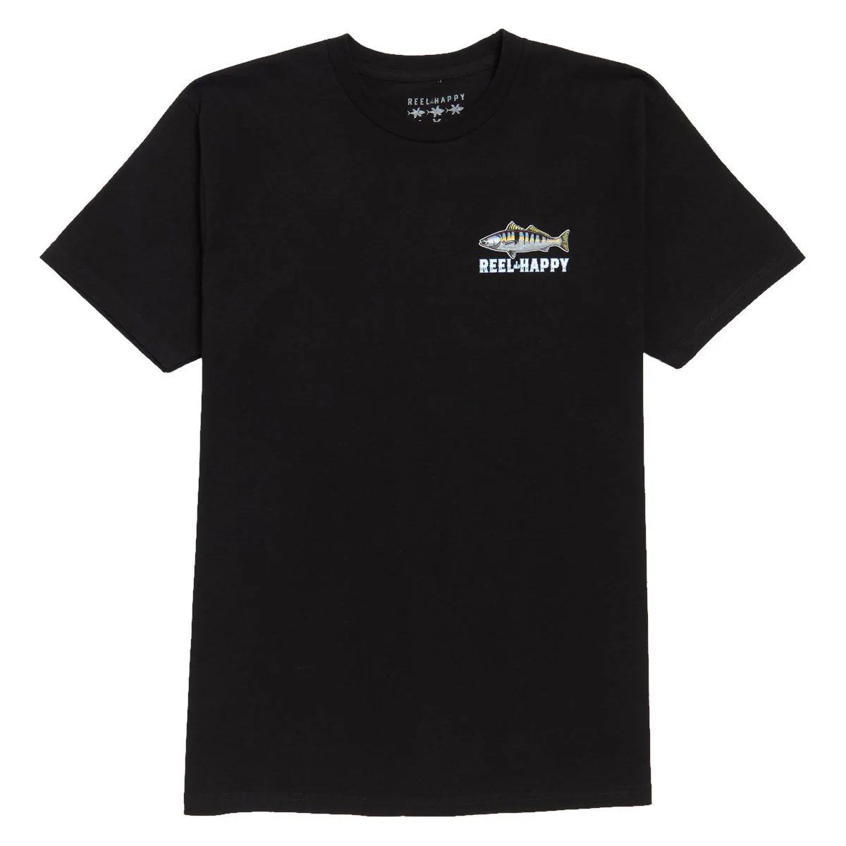 Reel Happy I See Ghosts T-Shirt - Black - Image 2