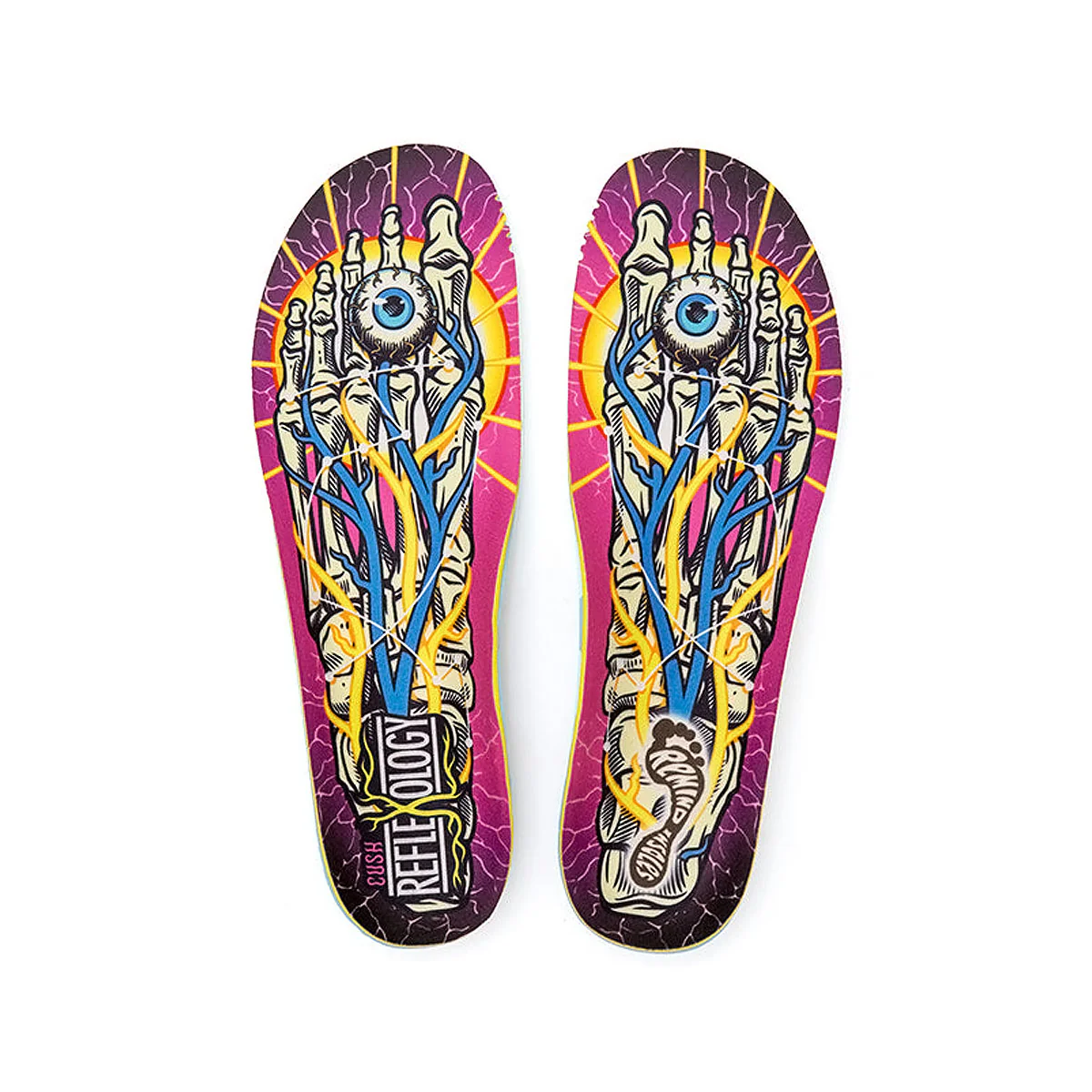 Remind Cush Impact Reflexology 5.5MM Mid-High Shoe Insole