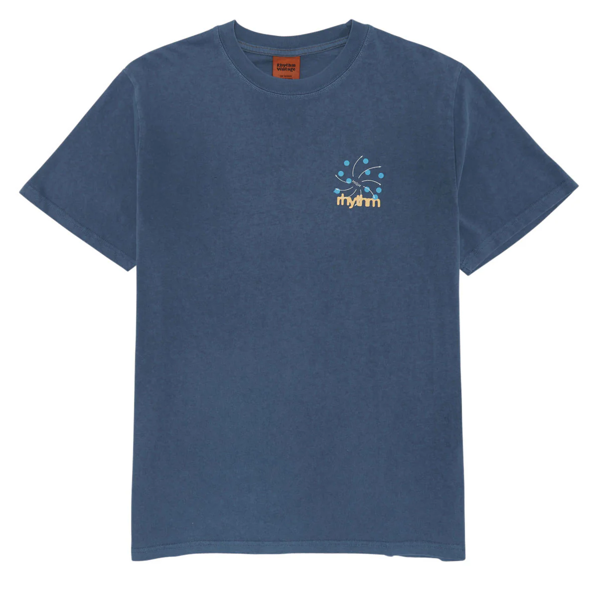 Rhythm High Vintage T-Shirt - Sea Blue