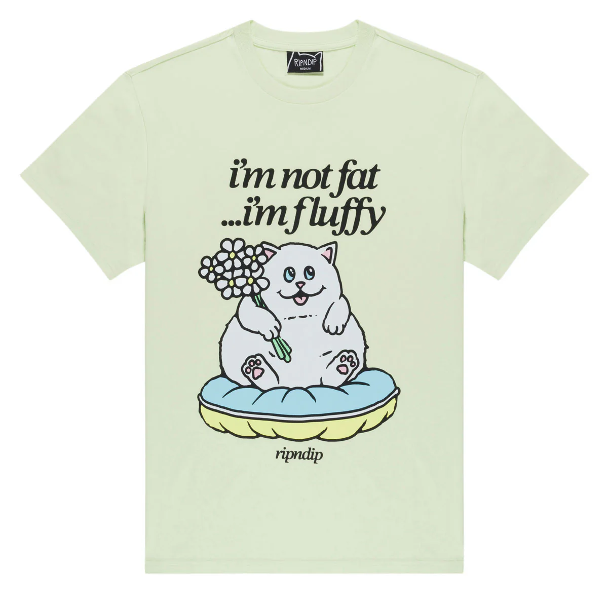 RIPNDIP Fluffy Baby T-Shirt - Light Lime