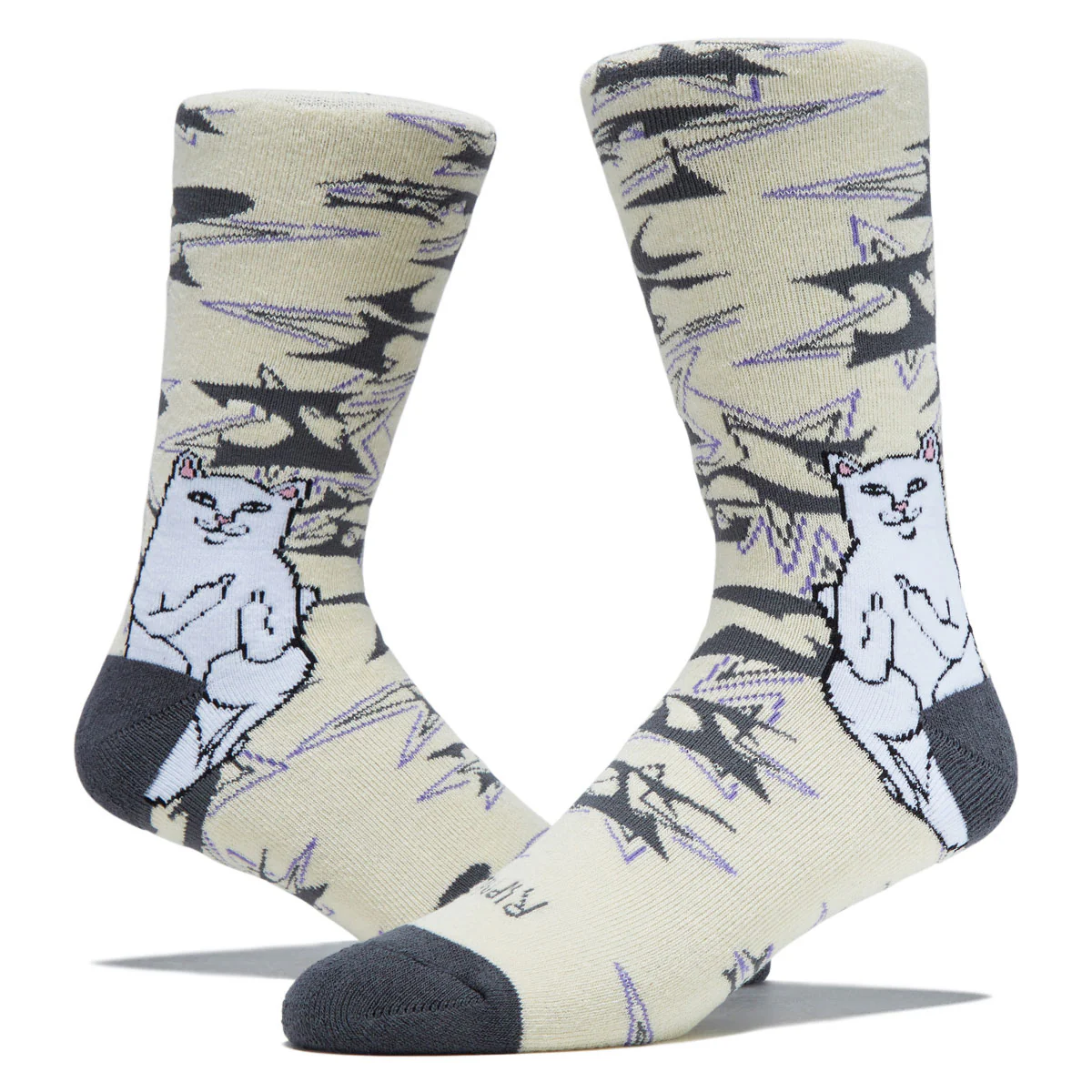 RIPNDIP Lord Nermal Wire Socks - Bone - Image 2