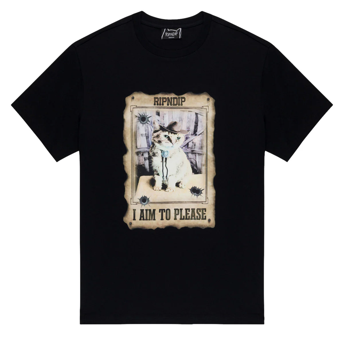 RIPNDIP Most Wanted T-Shirt - Black