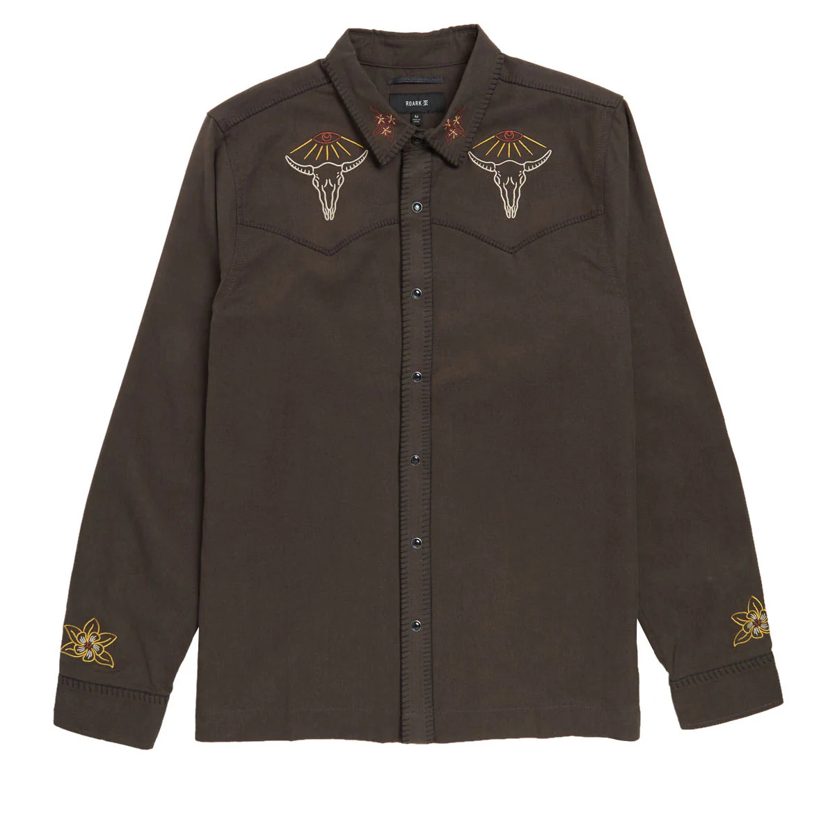 Roark On The Range Long Sleeve Shirt - Dark Brown