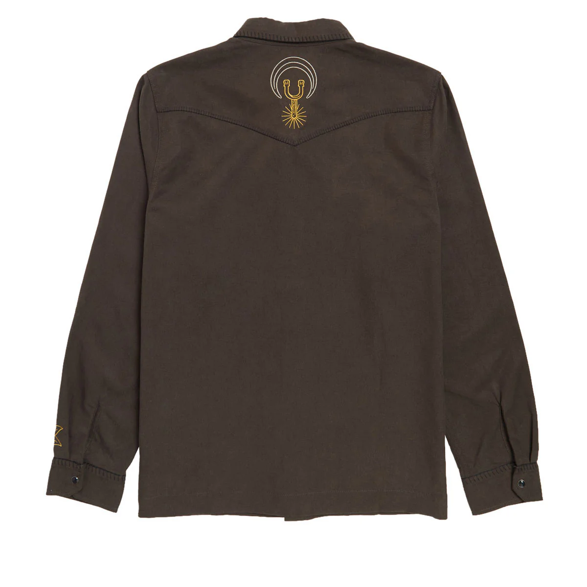 Roark On The Range Long Sleeve Shirt - Dark Brown - Image 2
