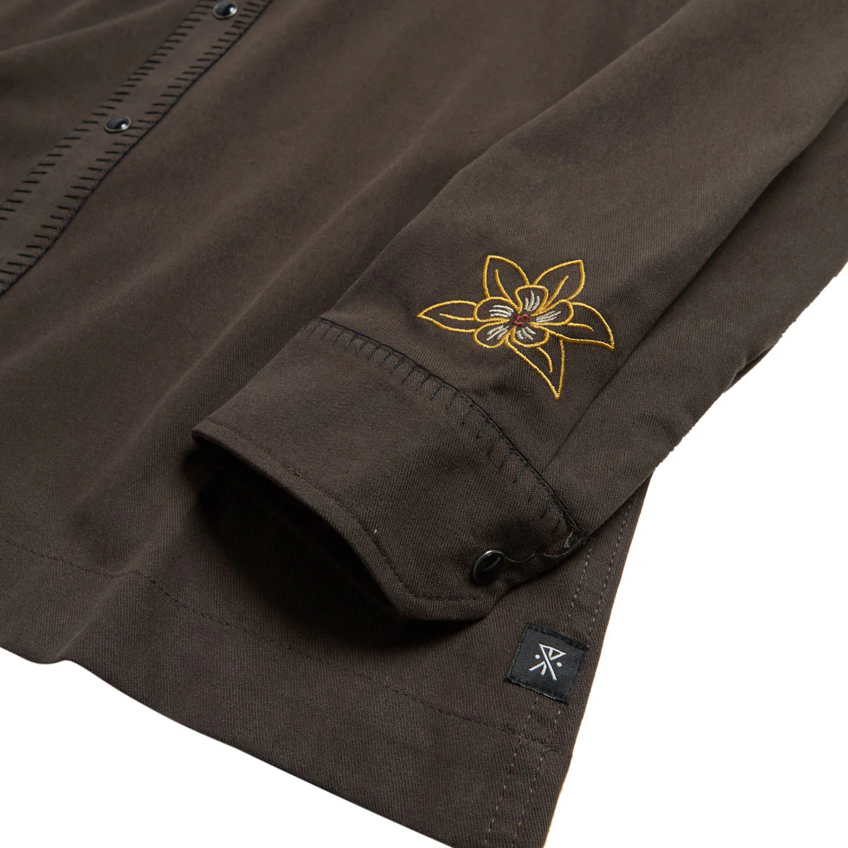 Roark On The Range Long Sleeve Shirt - Dark Brown - Image 3