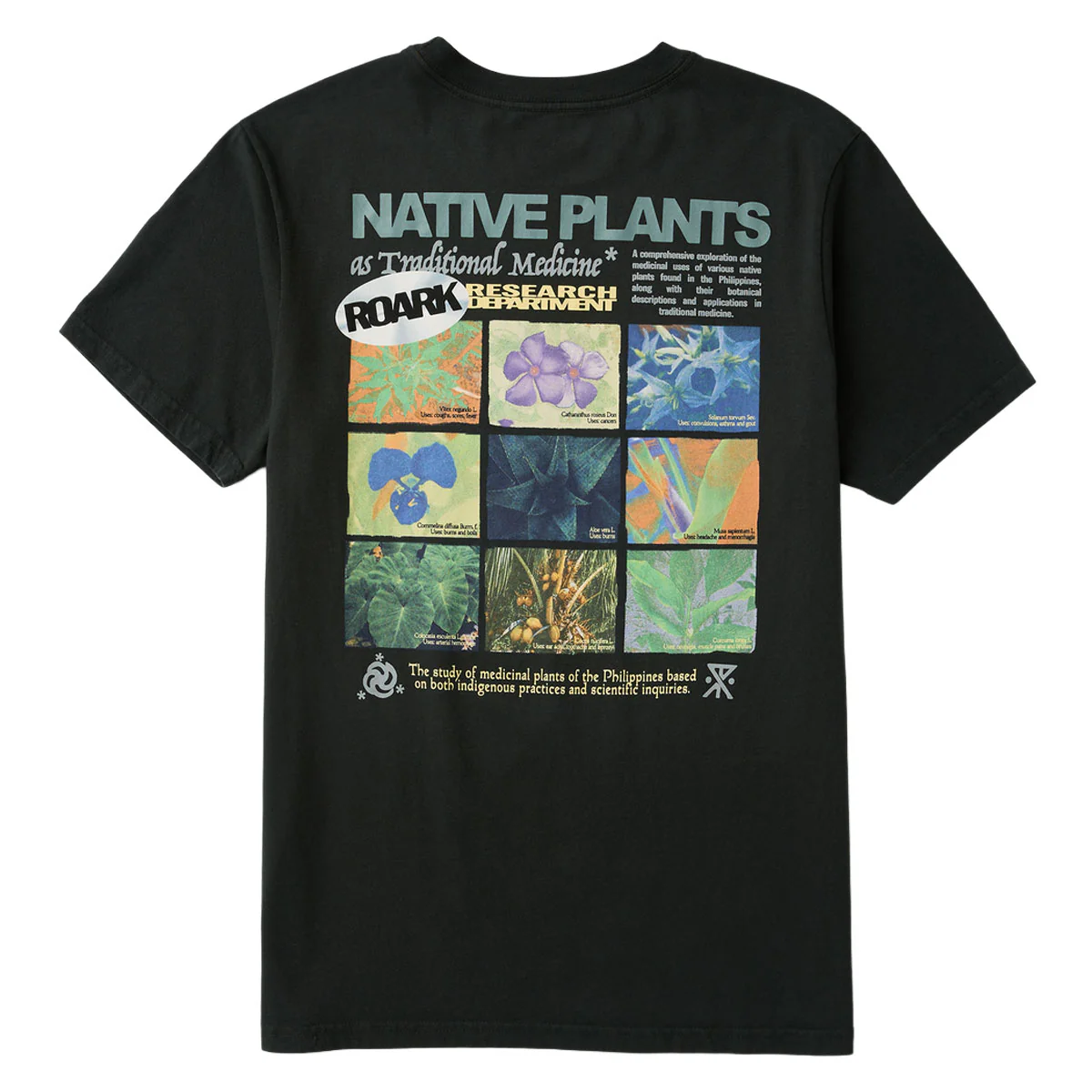 Roark Plant Medicine T-Shirt - Washed Black