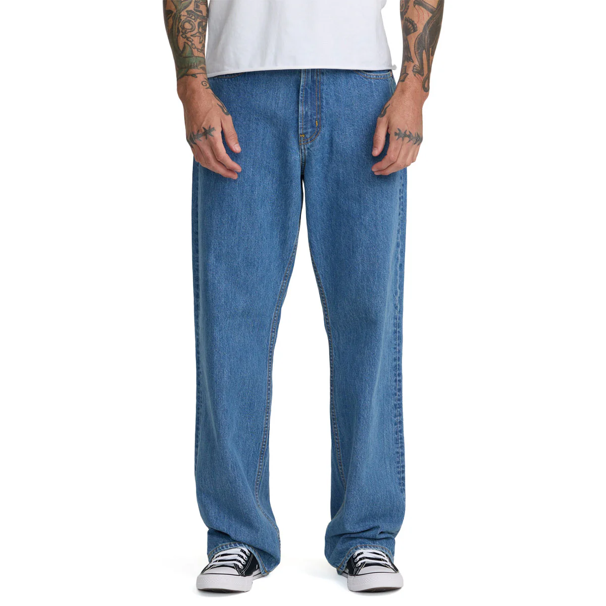 RVCA Americana Dayshift Denim Jeans - Blue Collar 2026