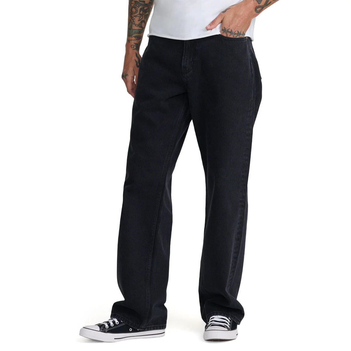 RVCA Americana Dayshift Denim Jeans - Vintage Black - Image 3