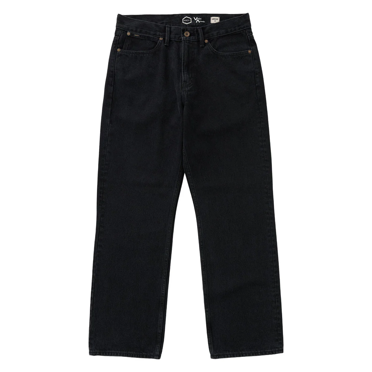 RVCA Americana Dayshift Denim Jeans - Vintage Black - Image 5