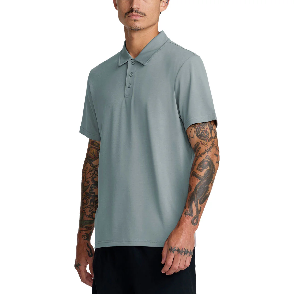 RVCA Balance Polo Shirt - Lead 2026 - Image 4