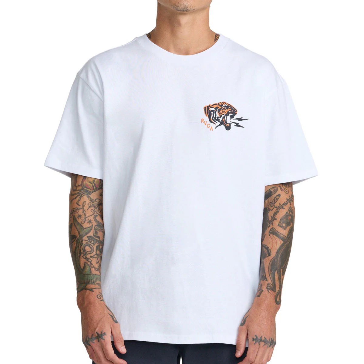 RVCA Bengal Supply T-Shirt - White - Image 3