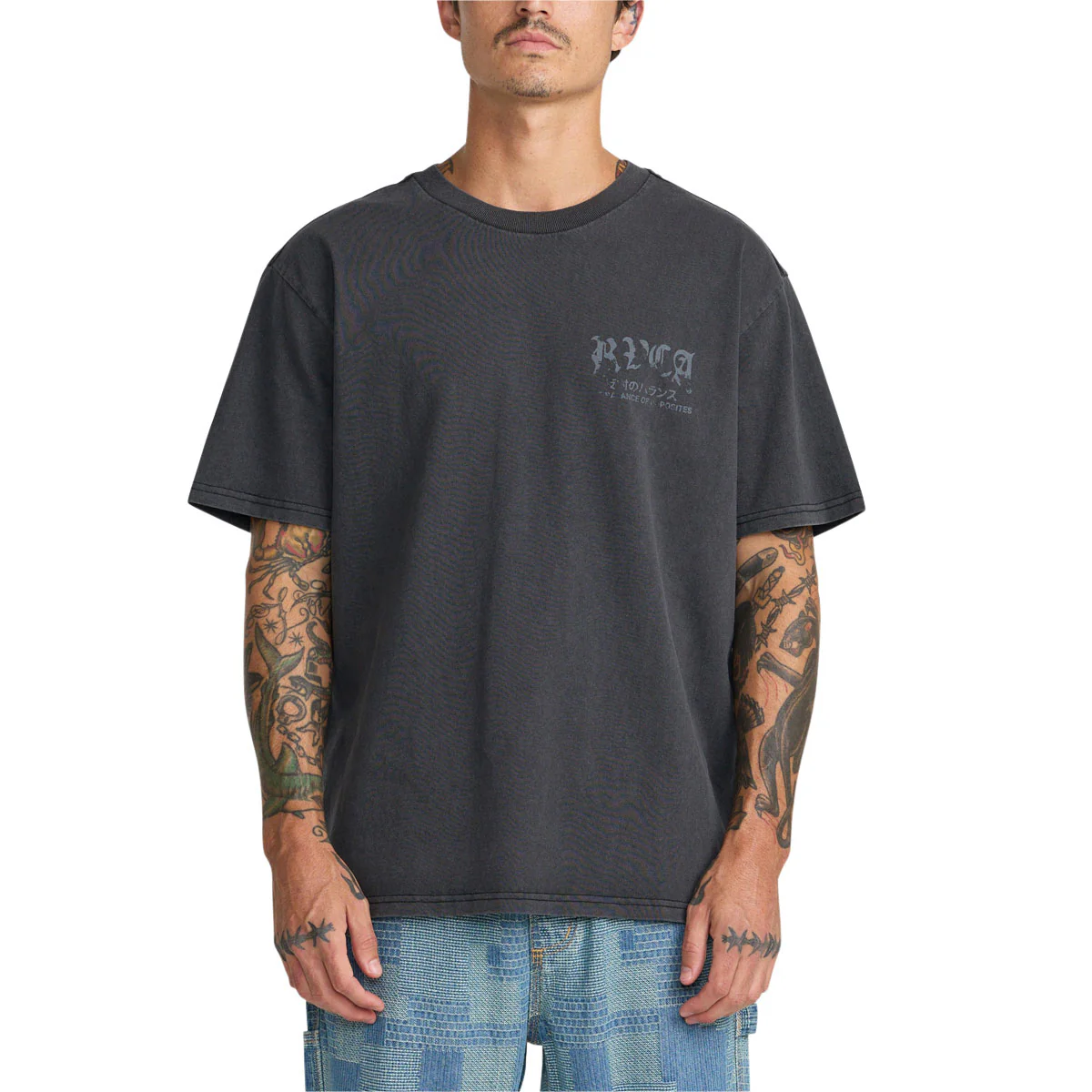 RVCA Big Press T-Shirt - Black - Image 3
