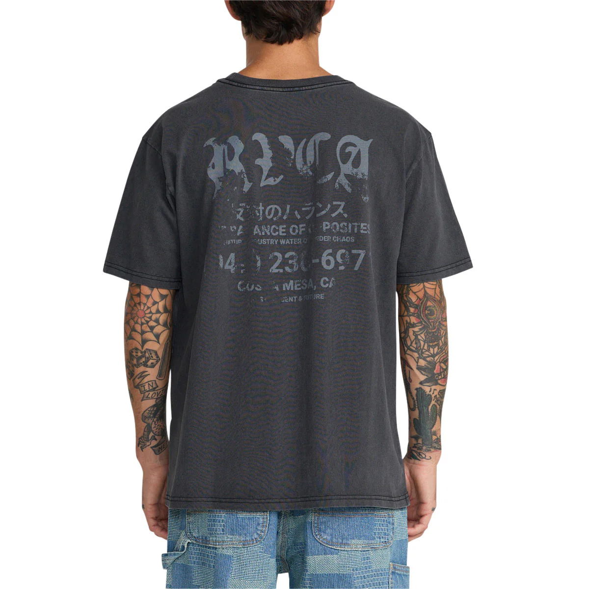 RVCA Big Press T-Shirt - Black - Image 4