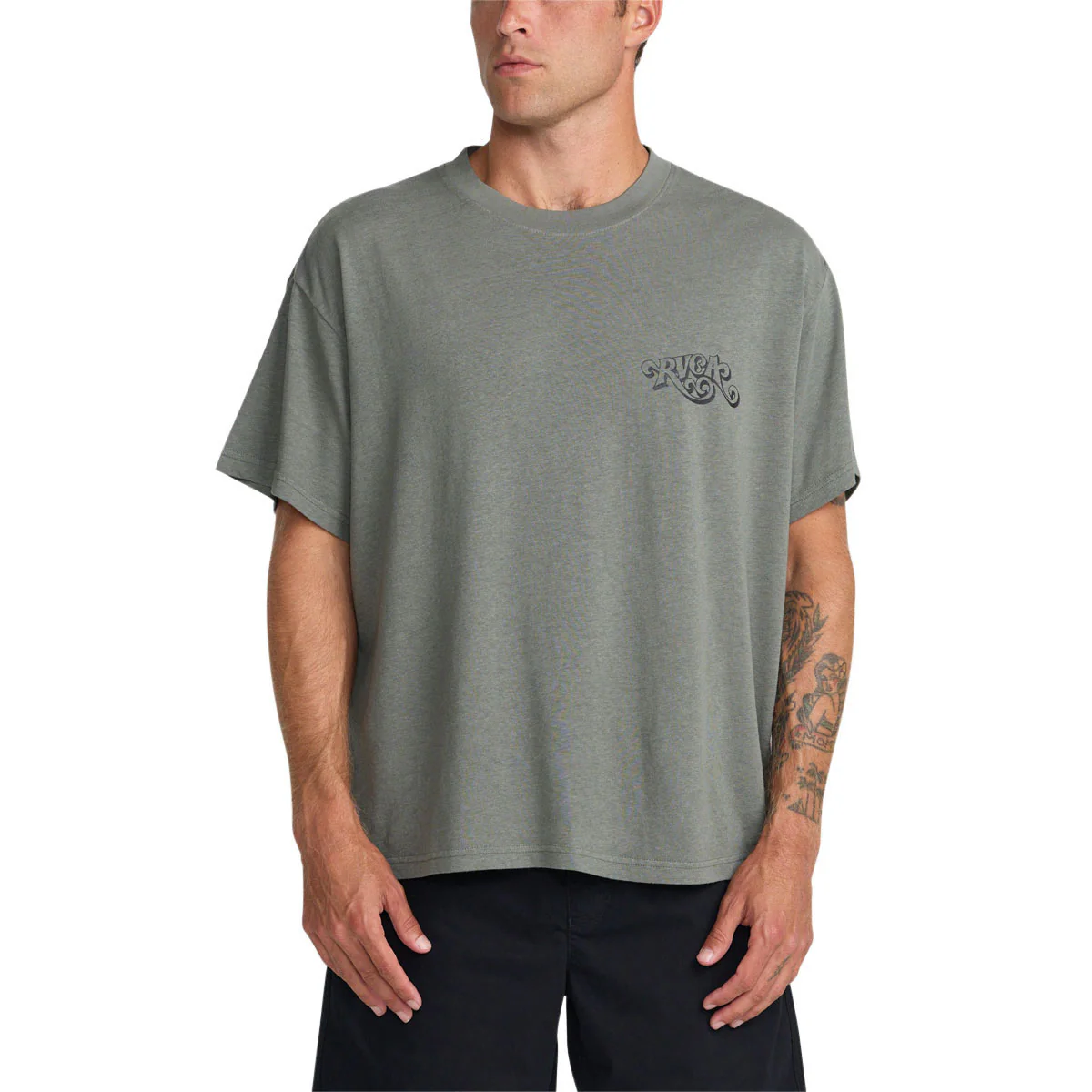 RVCA Classic T-Shirt - Sage Leaf - Image 2