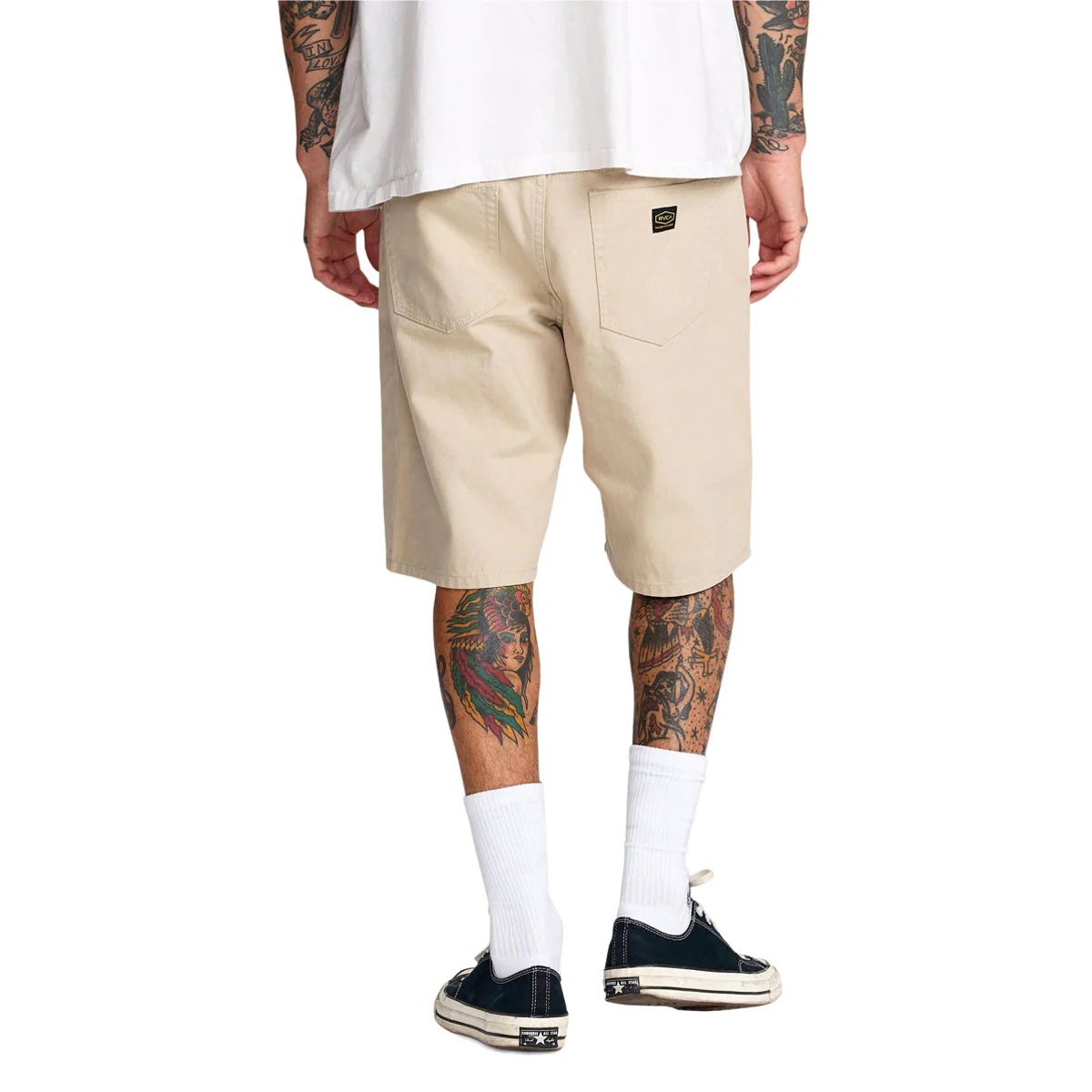 RVCA Dayshift 5 Pocket 21 Shorts - Light Khaki - Image 3