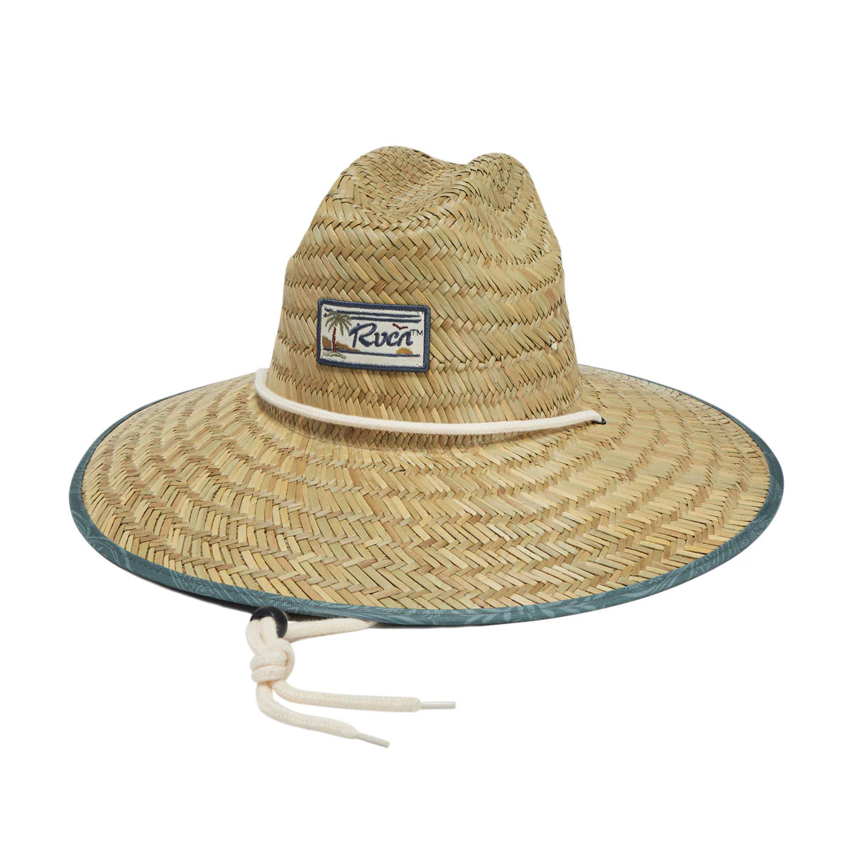 RVCA Exotica Straw Lifeguard Hat - Olive